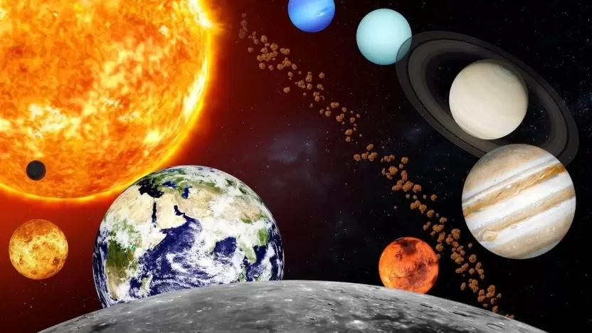 ما هي مكونات النظام الشمسي وتأثيره على كوكب الأرض