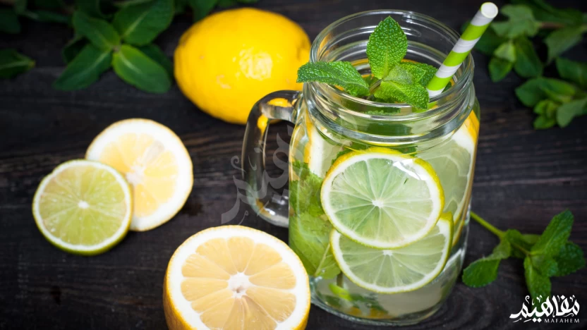 طريقة عمل عصير الليمون بالنعناع المنعش