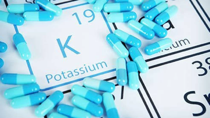 وظيفة البوتاسيوم في الجسم وفوائده للقلب والكلى