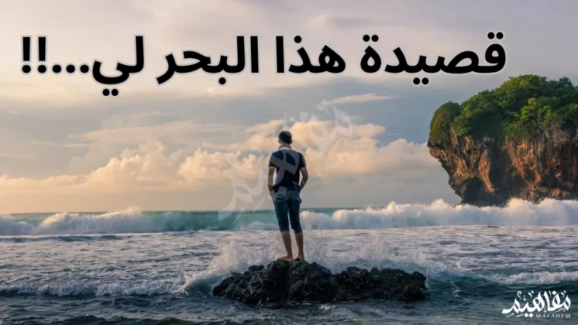 شرح قصيدة هذا البحر لي للشاعر محمود درويش
