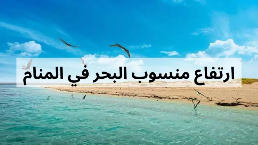 تفسير حلم ارتفاع منسوب البحر في المنام