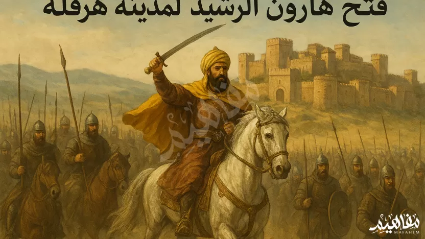 اعد هارون الرشيد جيشا قويا دخل به اسيا الصغرى وانتصر