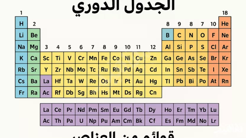 يتضمن الجدول الدوري قوائم من.................؟