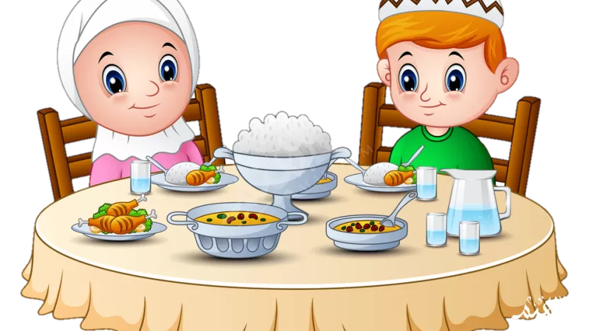 من الأمور الموافقة للسنة إذا قدَّم لك أحدٌ طعامًا تشتهيه الأكل منه ما يكفيك ،وإظهار السرور به ، وا