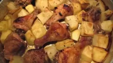 كيفية تجهيز صينية البطاطس بالدجاج السورية