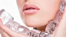 فوائد الثلج الجمالية