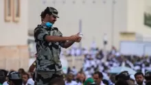 جهود رجال الأمن في الحج خلال جائحة كورونا
