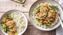 طريقة عمل طبق صينية الرز بالخضار والدجاج