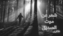شعر عن فراق الصديق الميت