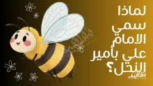 لماذا سمي الامام علي بأمير النحل؟