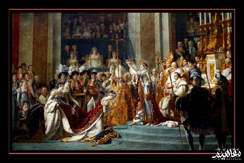 لوحة تتويج نابليون لوحة تتويج نابليون