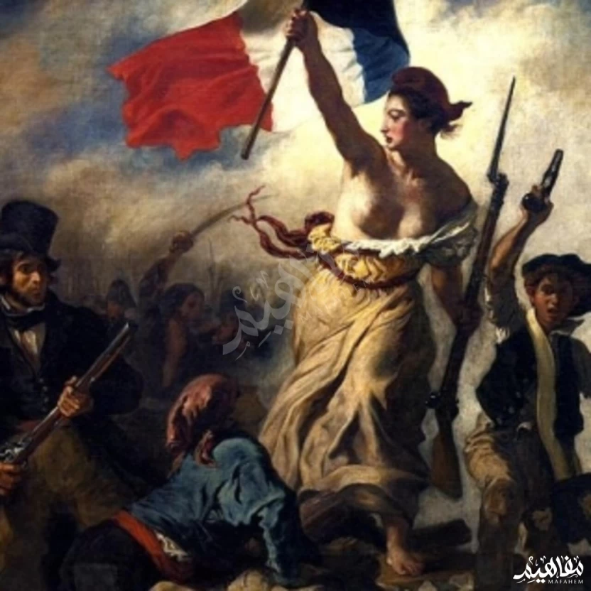 لوحة الحرية للشعب بمتحف اللوفر لوحة الحرية للشعب بمتحف اللوفر