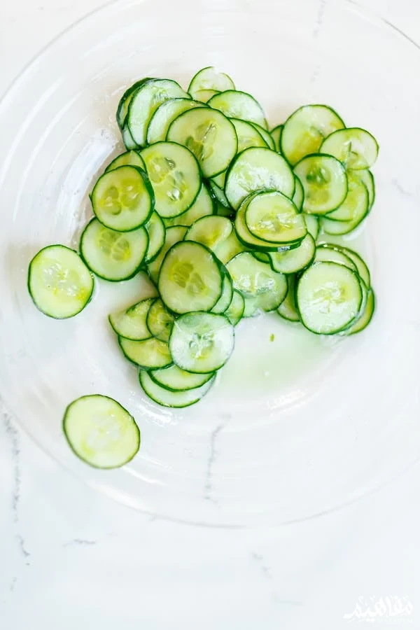 cucumber slices cucumber slices