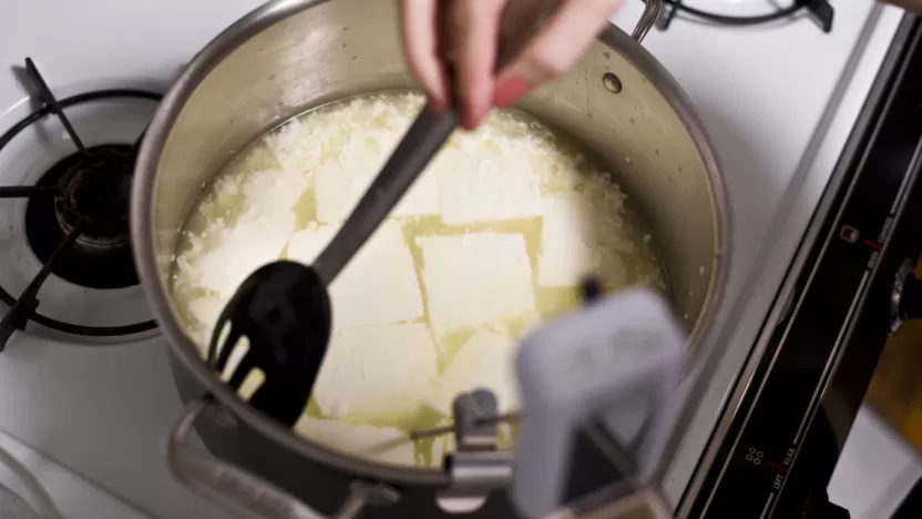 تحضير الجبن القريش تحضير الجبن القريش