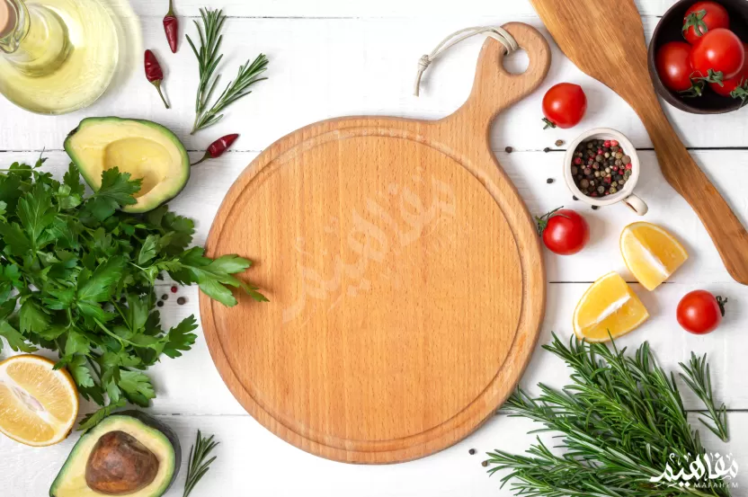 لوح تقطيع خشبي