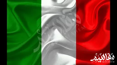 علم إيطاليا قارة أوروبا