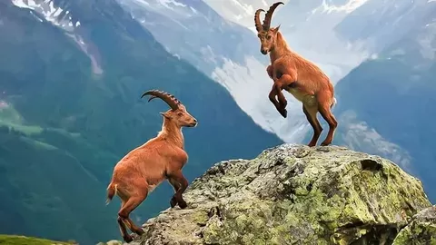 mountain ibex mountain ibex