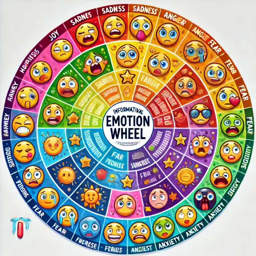 شكل_عجلة_الانفعالات_في_علم_النفس شكل_عجلة_الانفعالات_في_علم_النفس
