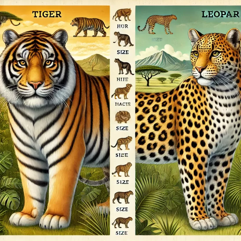 الفرق بين الفهد والنمر