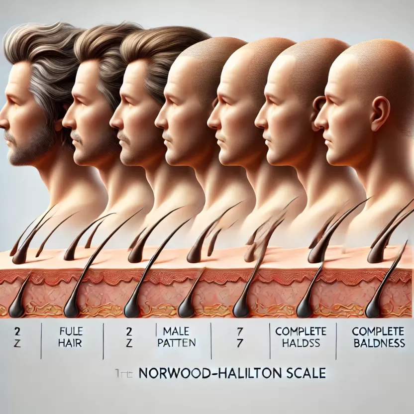 مراحل الصلع بالصور مراحل الصلع بالصور