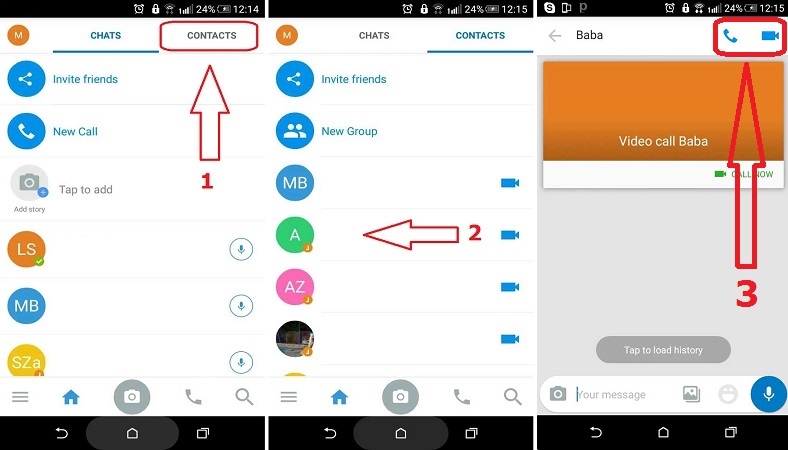 كيفية إجراء مكالمة صوتية ومرئية على imo كيفية إجراء مكالمة صوتية ومرئية على imo