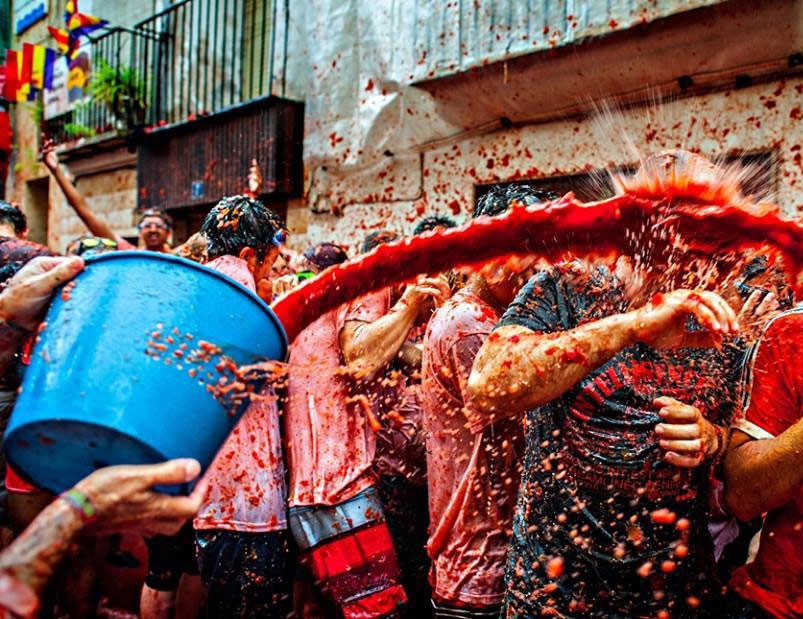 مهرجان La Tomatina، أسبانيا
