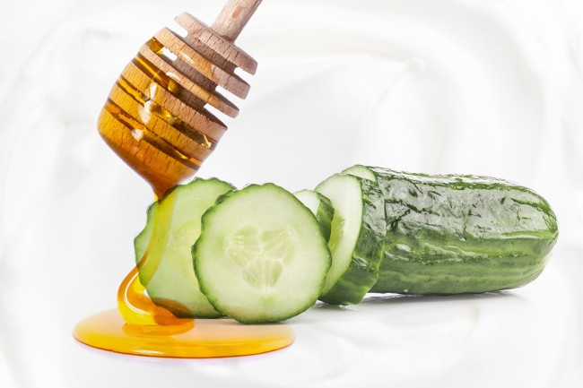 قناع الخيار والعسل والشاي قناع الخيار والعسل والشاي